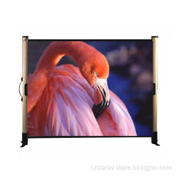 Projection table screen